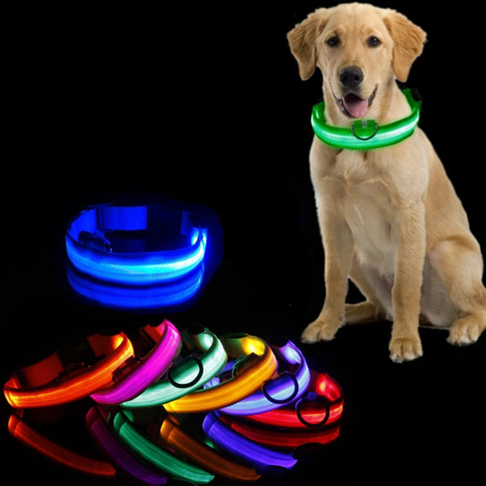 LED Glow In The Dark Dog Collar