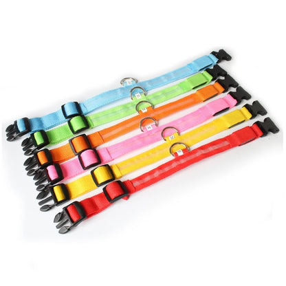 LED Glow In The Dark Dog Collar