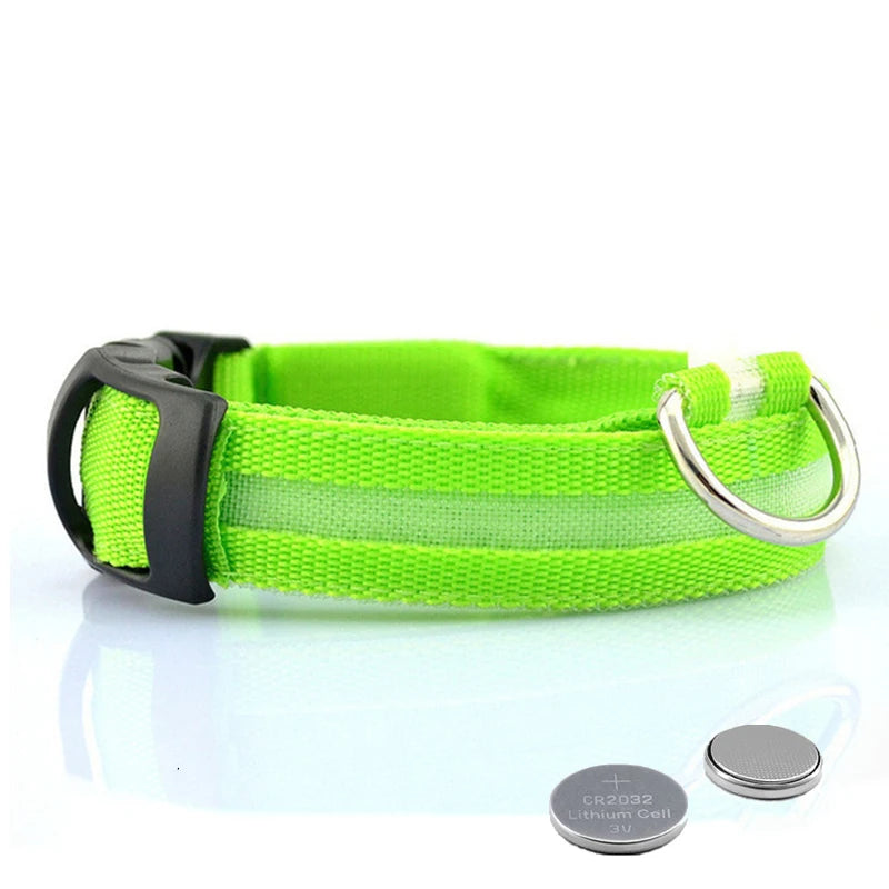 LED Glow In The Dark Dog Collar