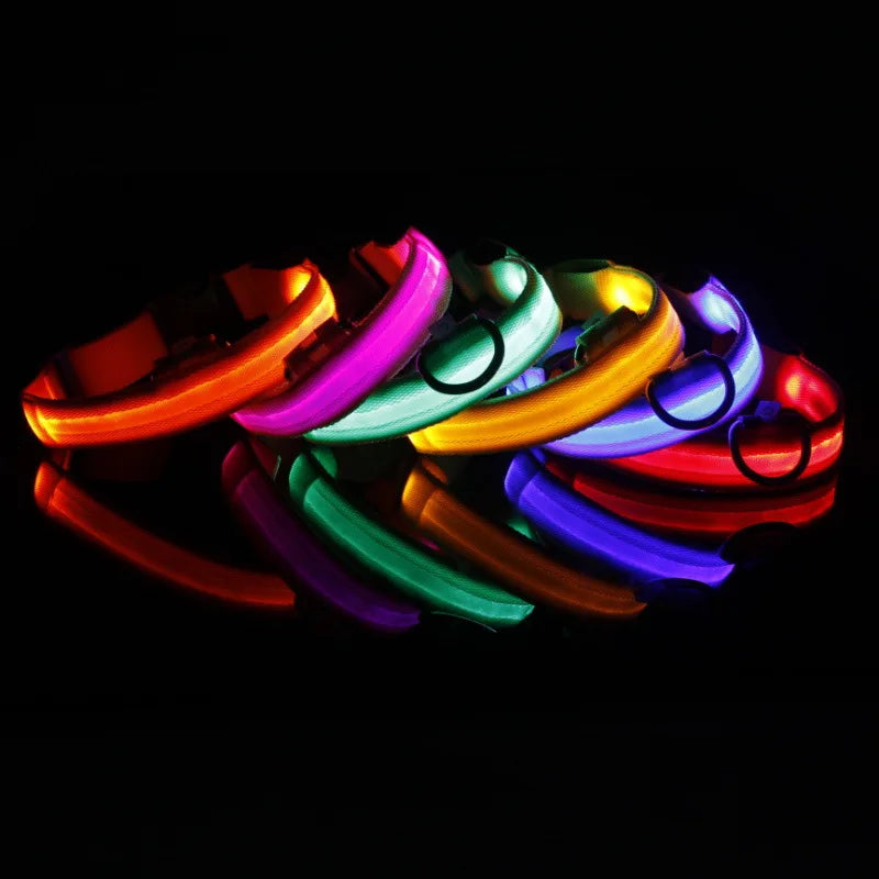LED Glow In The Dark Dog Collar